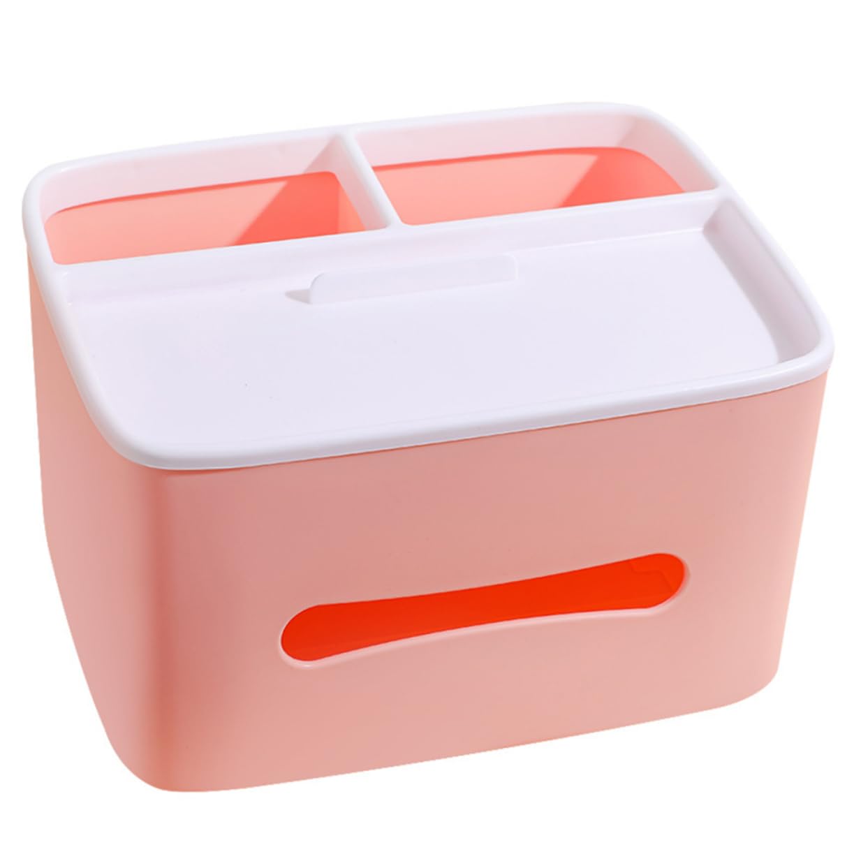 BRIGHTFUFU Desk Organizer Tissue Box Portable Paper Towel Storage Storage Box for Office Home