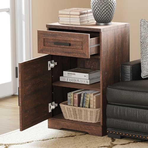 Image of WAMPAT 32-inch Tall Farmhouse End Table Set of 2