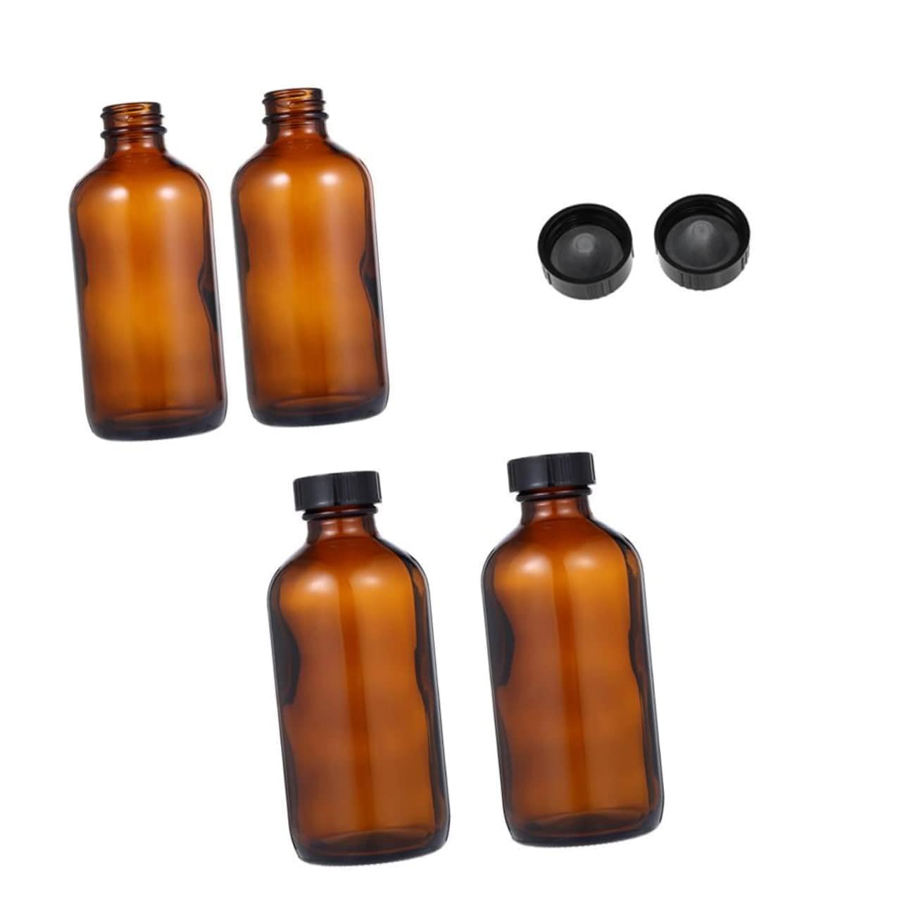 2 Stück Sprühflasche Braun 500ml aus Glas und Kunststoff