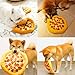 Faygeal Simulation Pizza Pet Plush Toy Great for Indoor Chewing Training Reward and Outdoor Activity Enhances Interaction