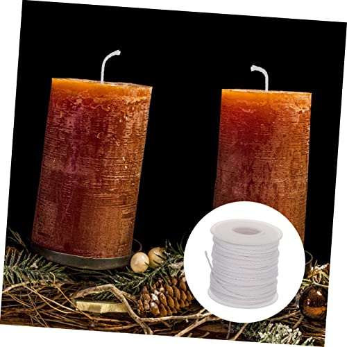 Rollo de mecha de algodón trenzado para hacer velas miniatura 6