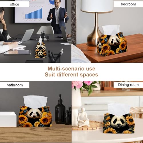 Boîte à mouchoirs pour chambre et maison design fleur soleil