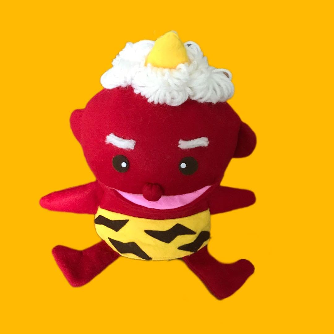 Amazon.co.jp: ♪パクパク パペット 赤鬼ちゃん ハンド ド : おもちゃ