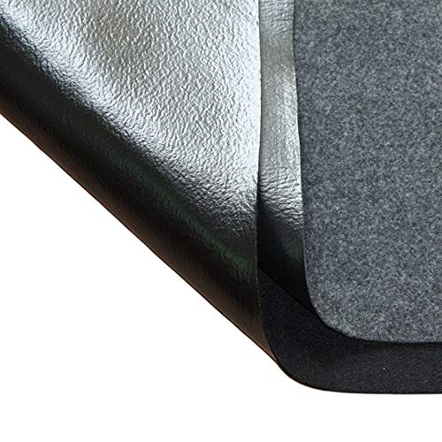 Fire Resistent Fireplace Hearth Rug, Rectangular Hearth Pad Polyester Trim Non Slip Mat Protects Floors Patio from Sparks Embers Fire Retardant Fireproof Hearth Area Rug (36\'\'x44\'\') - Thumbnail 3