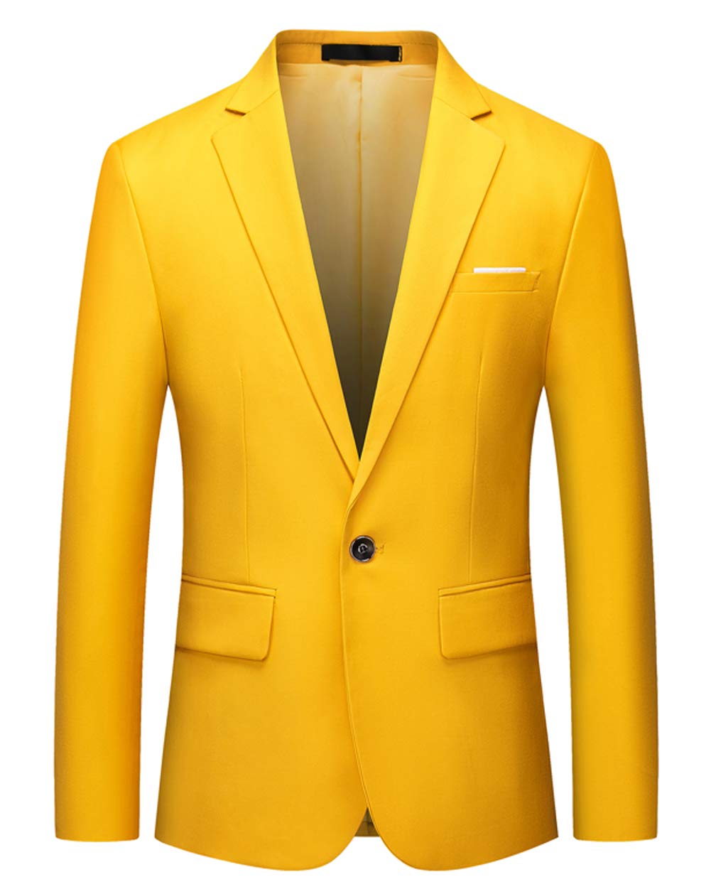 Vchomi Men's 1 Button Slim Fit Blazer