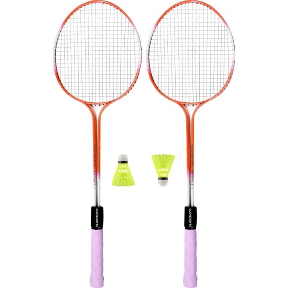 CLOVERBYTE Multicolour Badminton 2 Racquet with 2 Piece Plastic Shuttlecock Badminton Kit (B0C96C5ZN3) Amazon Price History, Amazon Price Tracker
