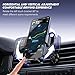 MZYSKJ Touch Rotating Car Phone Holder & Wireless Fast Charger for Car, Gesture Control Clamping, Auto Arm Opening, Built-in Battery, Dual Mount Options for Vent or Dashboard