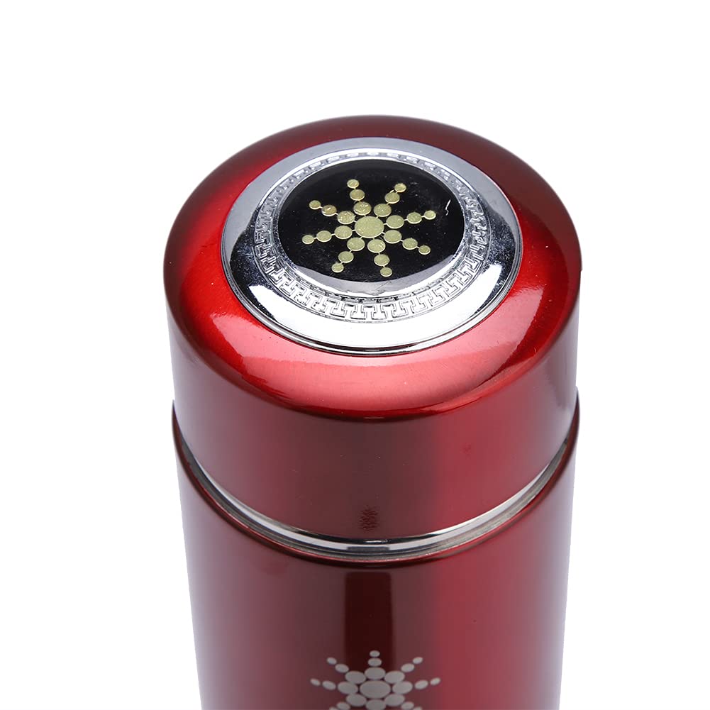 Hydrated Water Bottle, Smart Water Bottle Portable Nano Balance Bottle Nano Cup Nano Energy Bottle Energy Water Bottle Hydro Bottle for Outdoor Gym Fitness (Red)