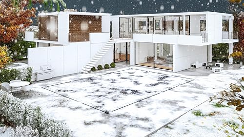 Cobertor Rectangular Invierno para Piscina 14x28 ft miniatura 5