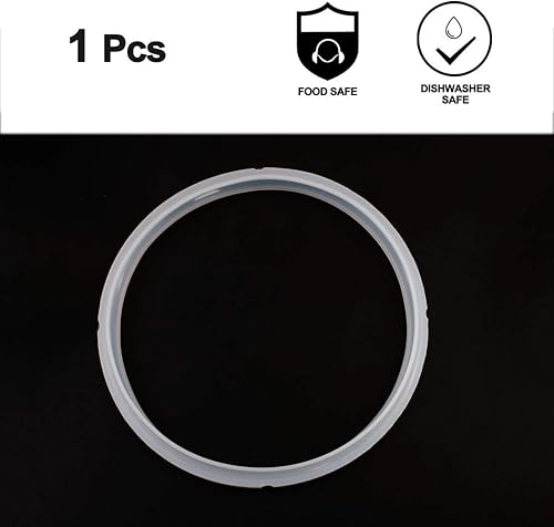 Miniatura 2 de uxcell Anillo de sellado de junta de silicona para ollas a presión universales con accesorio, diámetro interior del anillo de sellado: 6.3 pulgadas,