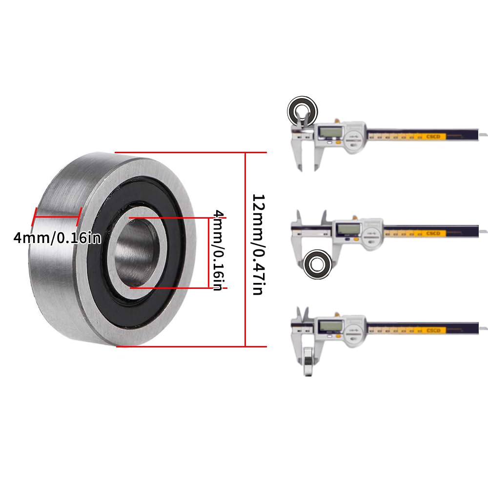 Roulement à Billes à Gorge Profonde 6003 -2RSR ID 17mm AD 35mm Largeur Fag 4012801053396