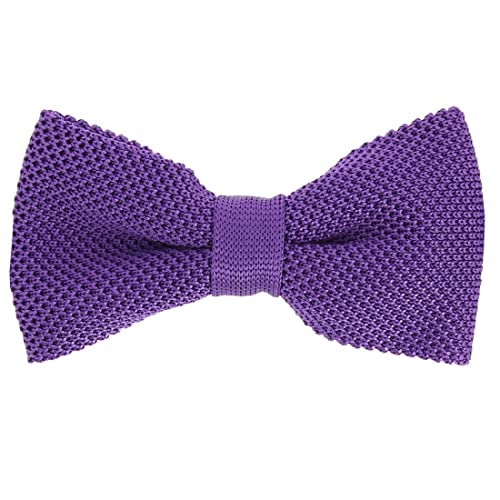 Noeud papillon tricot en soie pour rehausser un costume de cérémonie