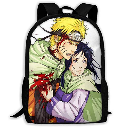 Mei shop Mochila Informal Personalizada ruto y Hinata Escolar de Viaje Gift 81G
