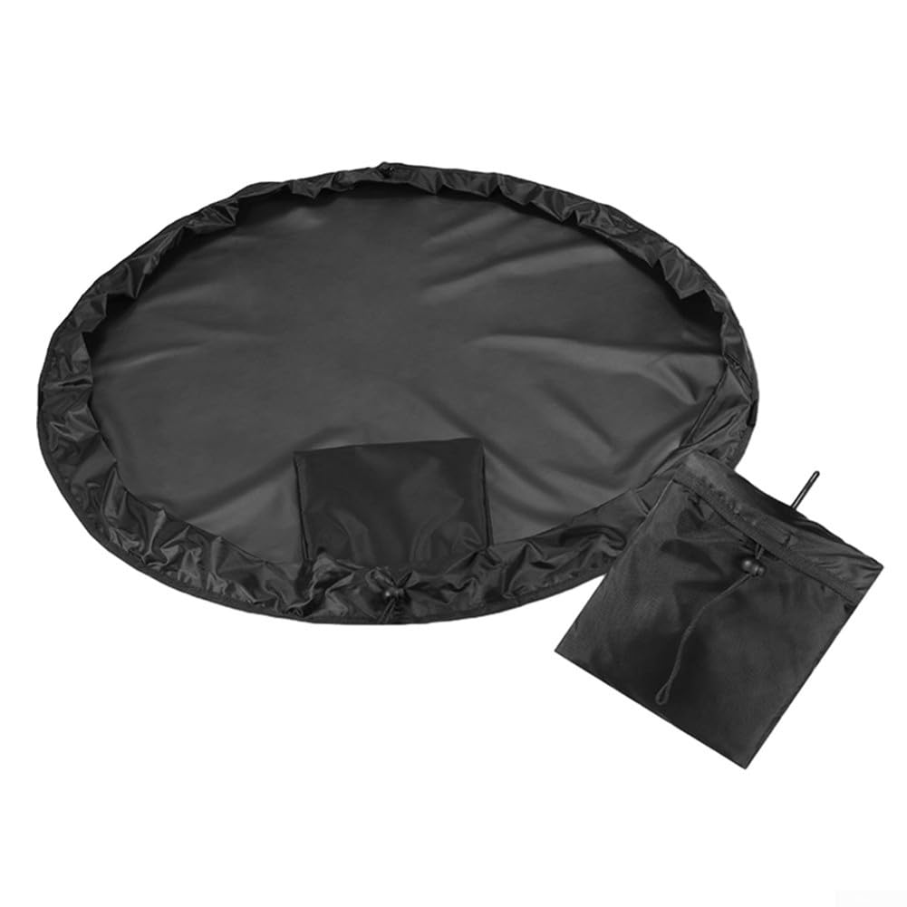 Versatile Beach Swimsuit Storage Bag Oxford Cloth Wetsuit Changing Organizer Water-Resistant Outdoor Swimming Gear Carrier with Handle(50cm)