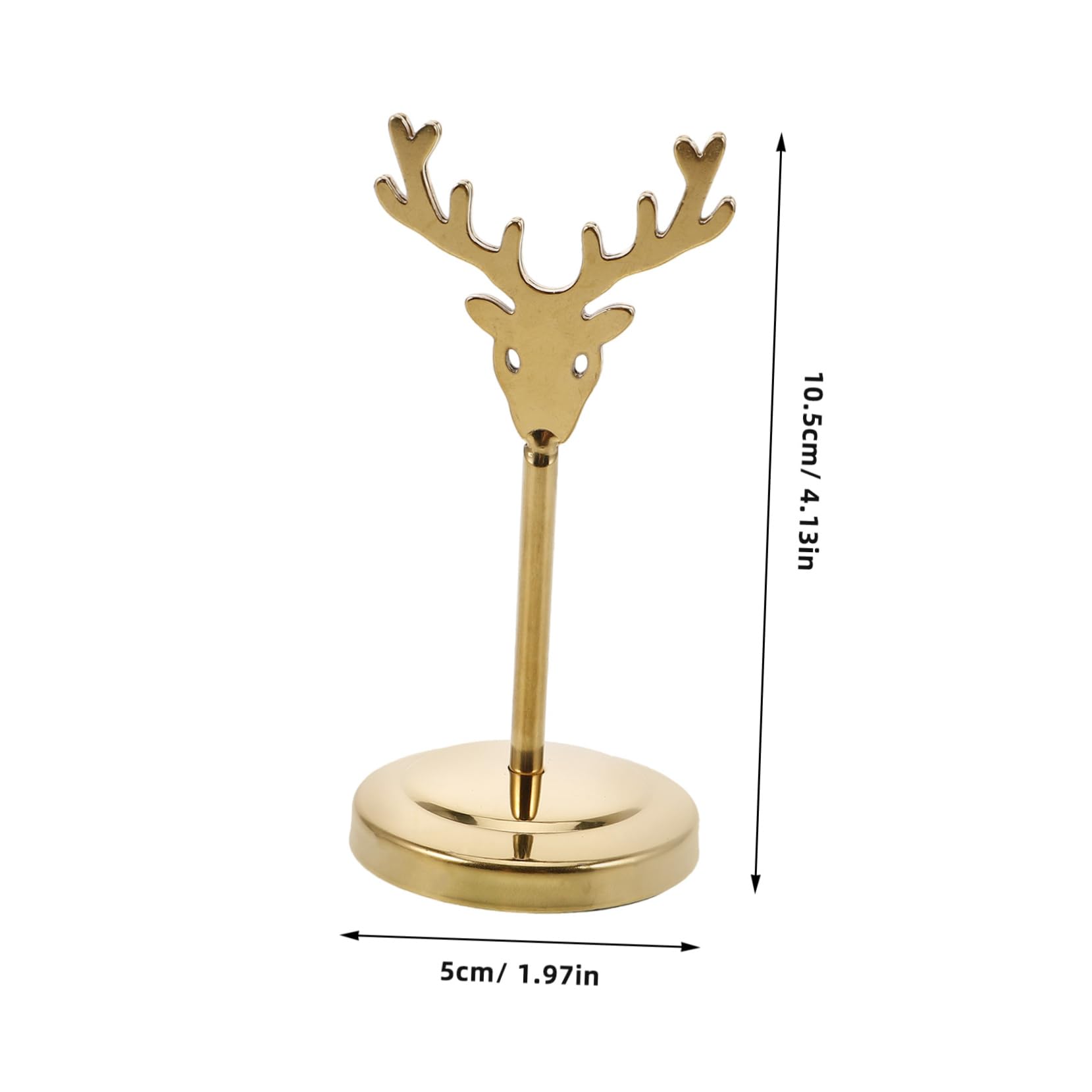 NAMOARLY 2 Pack Elegant Metal Menu Stand Table Number Holders for Wedding Parties