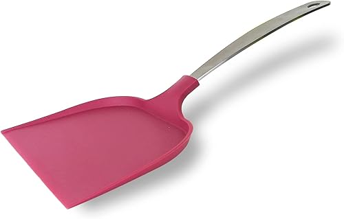 Miniatura 1 de Espátula ancha para hornear galletas para cocinar panqueques Turner hamburguesa Flipping Light Plancha Utensilios de plancha, Exultimate