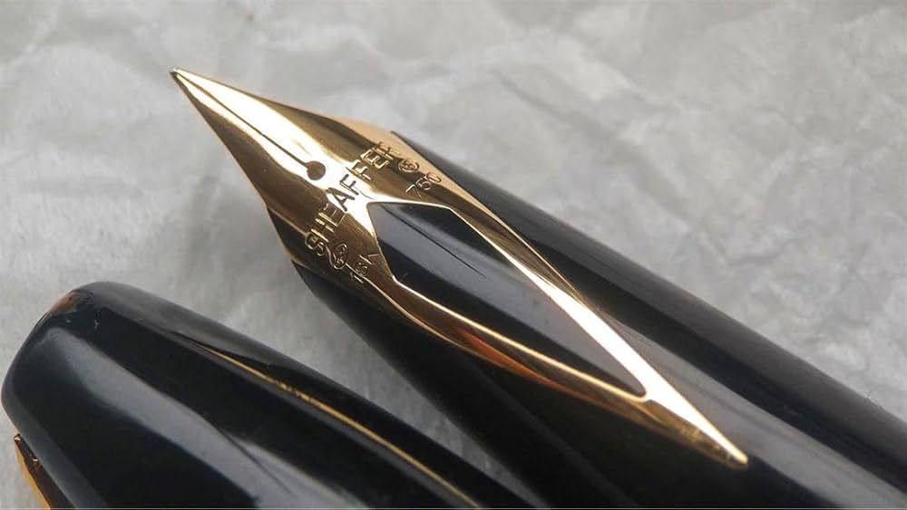 シェーファーレガシーヘリテージ万年筆　ブラックラッカーパラディウム ペン先18K img020201reg-n09046k.jpg