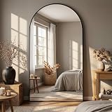 LadyNow 81×41 Arched Floor Mirror