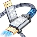 iYavvort 8K 10K 4K HDMI Cable 48Gbps 6.6FT/2M, Certified Ultra High Speed HDMI Cable Braided Cord-4K@120Hz 8K@60Hz, DTS:X, HDCP 2.2 & 2.3, HDR 10 Compatible with Roku TV/PS5/HDTV/Blu-ray