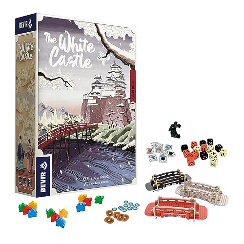 Image of Devir - Pack The White Castle + Matcha Expansion Board Game, Strategic Eurogame with Worker Placement, Dice & Resource Management for Teens & Adults, Ages 12+, 1-4 Players, 85 Playtime