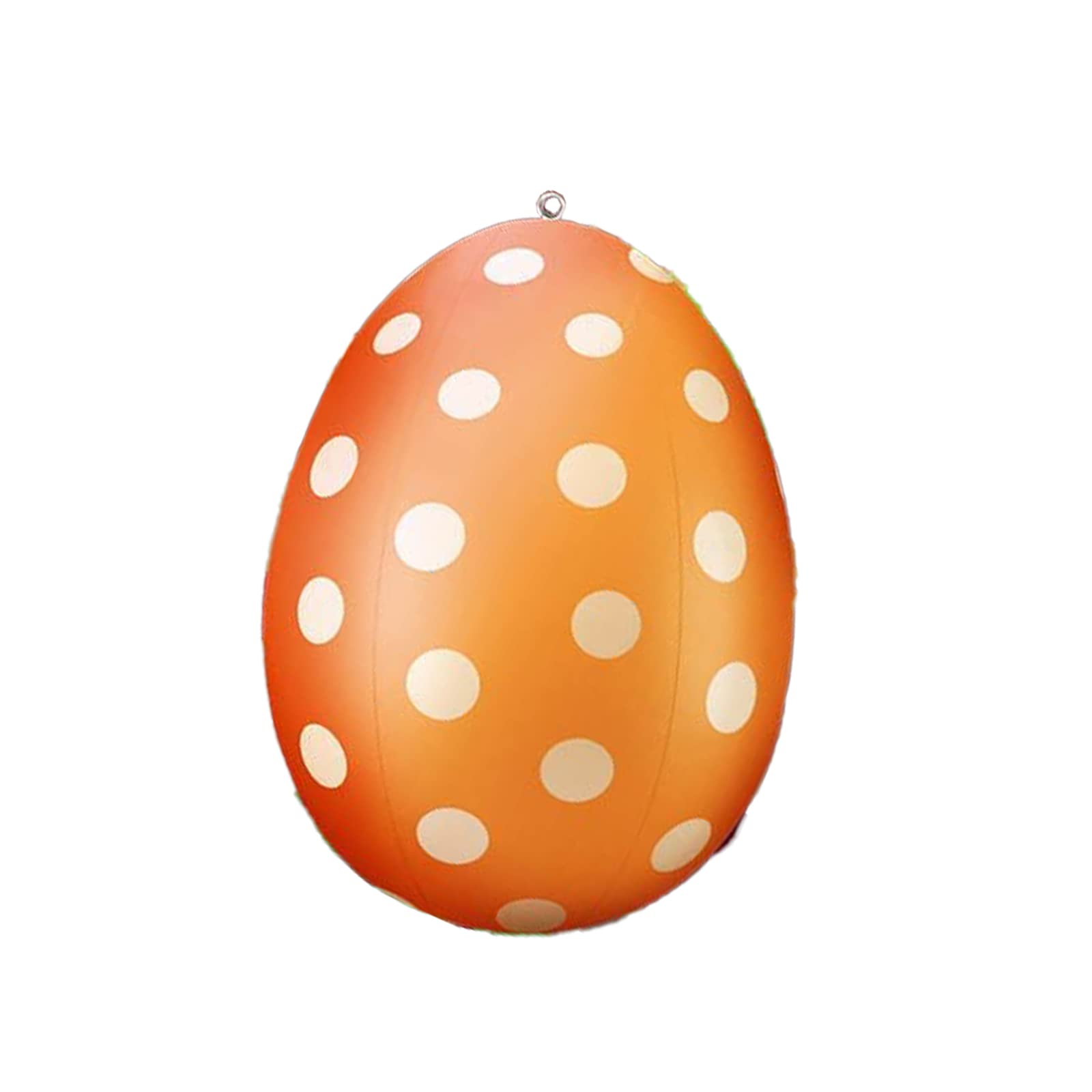 MOFIC Easter Eggs Decorations,16inch Easter Inflatables Outdoor Decor Kids Toys Colorful Eggs Inflatable Easter Eggs Ornaments for Yard, Lawn, Garden, Party (Orange)