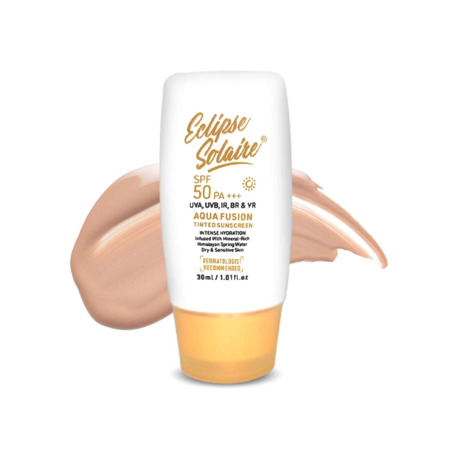Aqua Fusion Sunscreen SPF50 PA+++ | 5X Protection | Infused with Himalayan Spring Water | Non-Greasy, For All Skin Types - 30ml-image-32