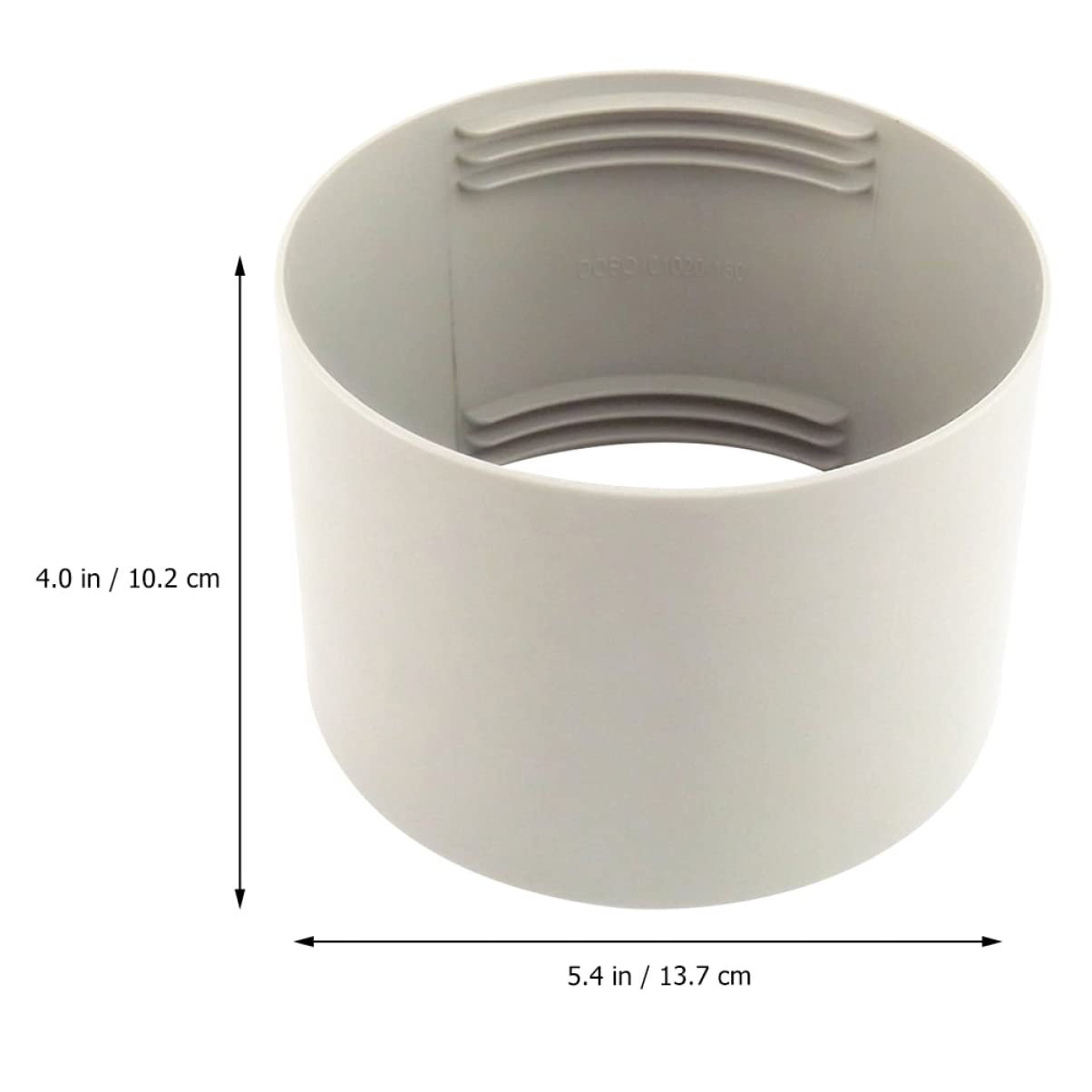 2 Connettori per Tubo di Scarico del Condizionatore Accoppiatore per Tubo Flessibile Ca Estensione da 130 Mm Facile da Installare Materiale Abs a Prova di Perdite.