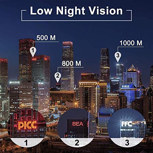 handfly Poderoso telescópio monocular de longo alcance de 1000 m para smartphone 40X60 Spyglass mili