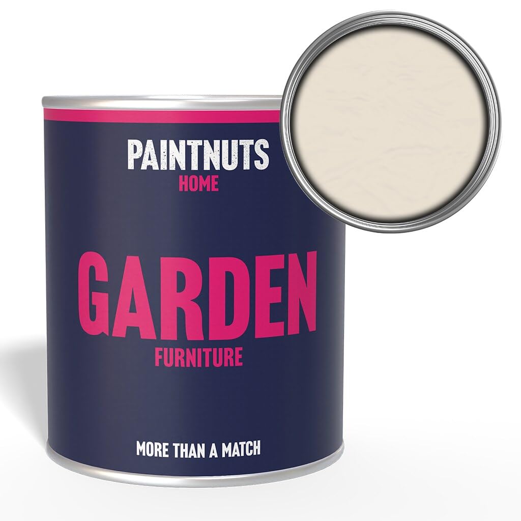 Paintnuts Garden Furniture Paint - RAL-9001 - CREAM Gloss 500ml Tin