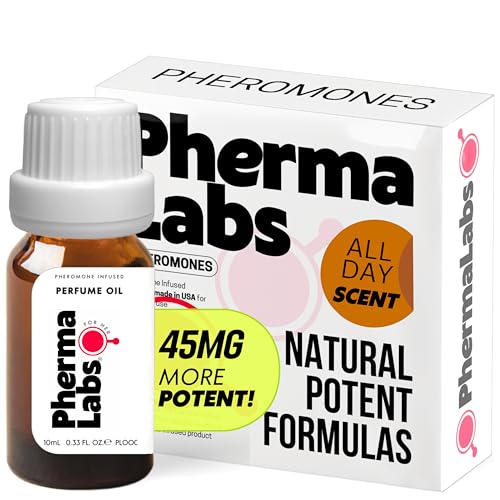 PHERMALABS Pheromone Perfume Oil for Women, Irresistible Allure, 10 ml (All Day Scent [45MG])
