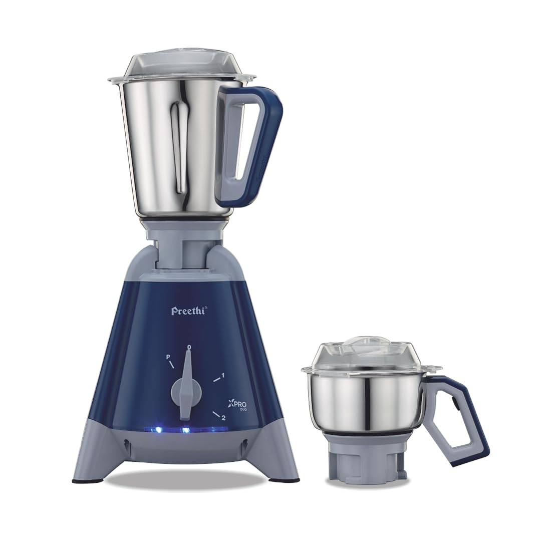 Preethi Xpro MGA-520 2-Litre Duo Jar (Steel/Transparent) — Amazon image 2