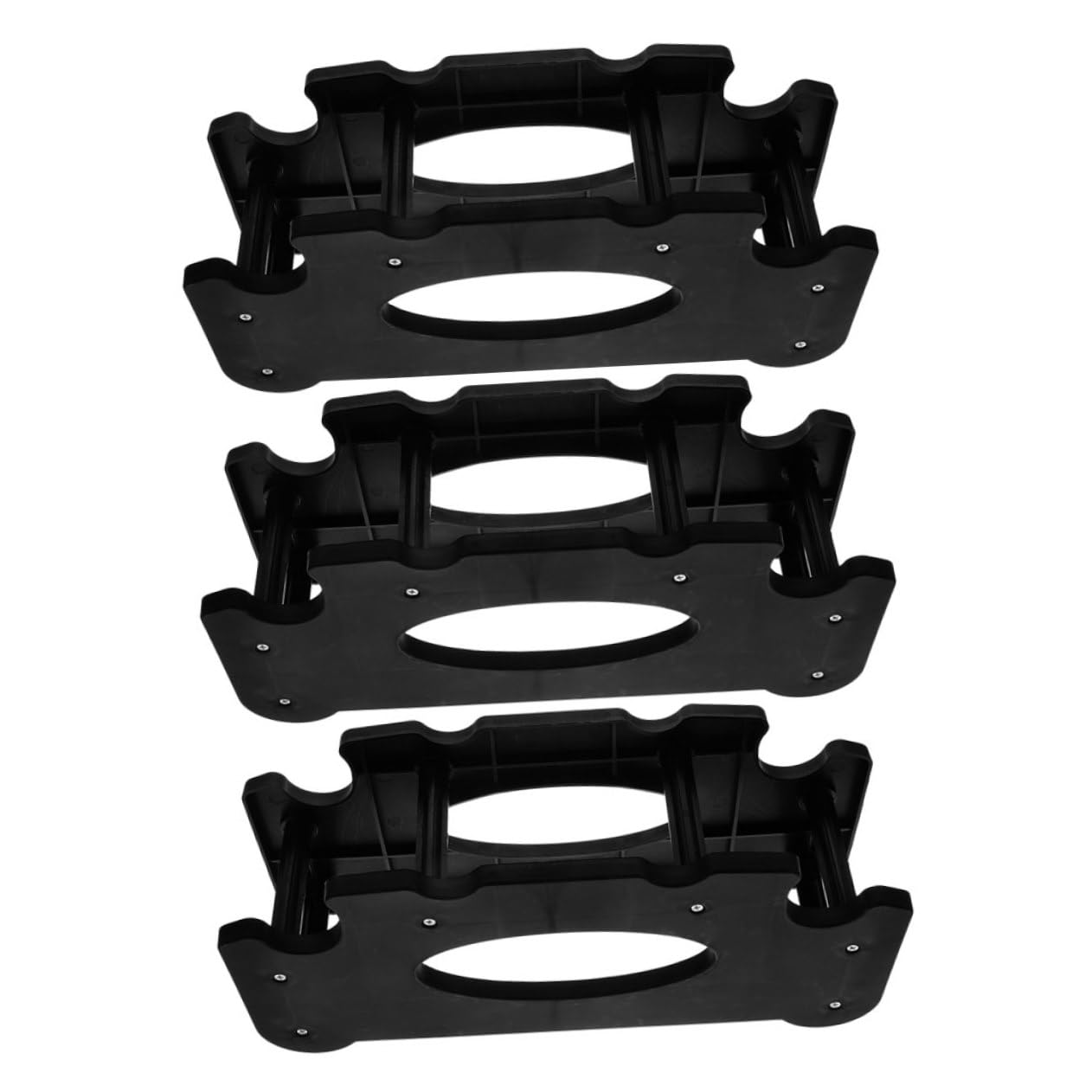 ibasenice 3pezzi Supporto Per Manubri Organizer Per Pesi Mano Supporto Resistente e Flessibile Per Palestra Domestica Accessorio Per Attrezzatura Fitness