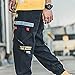 Pantalones para Hombre De Hip Hop Streetwear Hebillas Pie EláStico Multi Bolsillo...