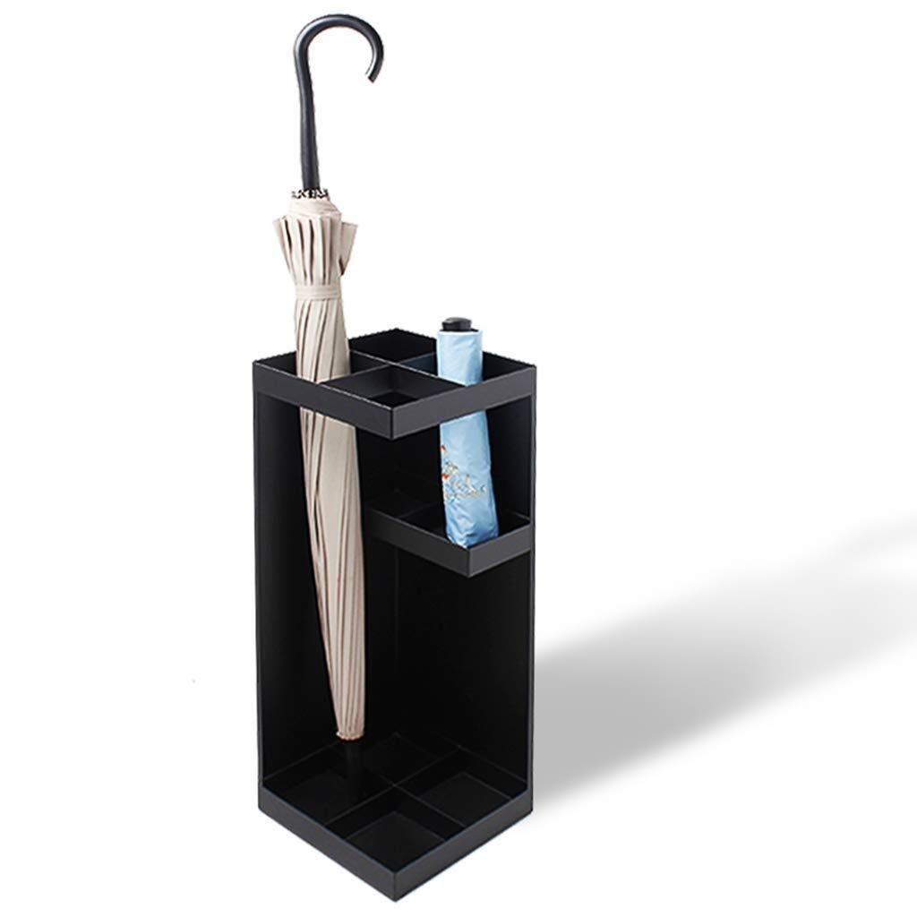 Porte-parapluie carré en fer pour bureau et centre commercial