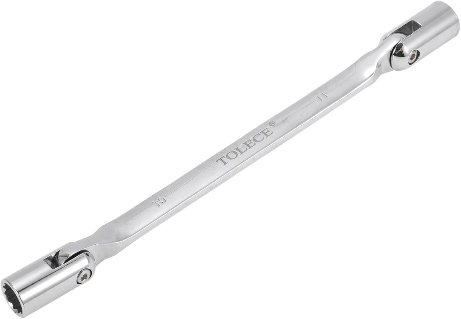 1 Pcs Socket Wrench Spanner Socket Remover Chrome Vanadium Steel 12 Point 10mm,11mm for Car Motorcycle Dirtbike Rotary Combination Wrench Double Ended