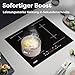 CIARRA CBBIH4BFF 4 Zonen Einbau Induktionskochfeld mit Zwei Flexzonen Power Booster Touch-Bedienung Kochfeld Induktion 4 Platten 9 Leistungsstufen Induktionskochplatte 60cm 7200W