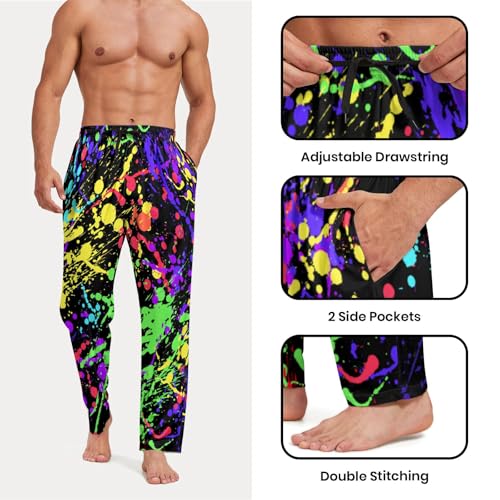 ISMV Pajamas Pants For Men Pj Sleep Pant Loungewear lounge Sleepwear with Pockets4