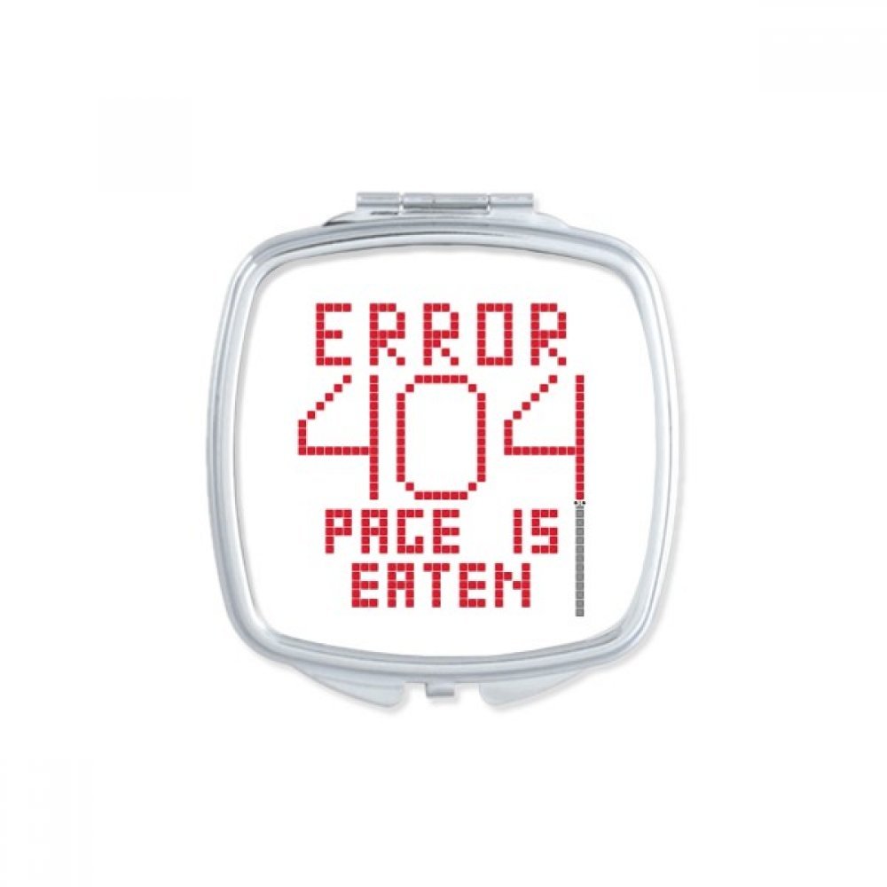 Miroir compact Erreur 404 pour retouches maquillage au bureau ou en voyage