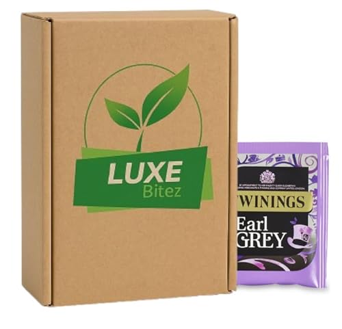 50 x Earl Grey Black Tea Individually Wrapped Tea Sachets Envelopes | Compatible For Twinings By Luxe Bitez