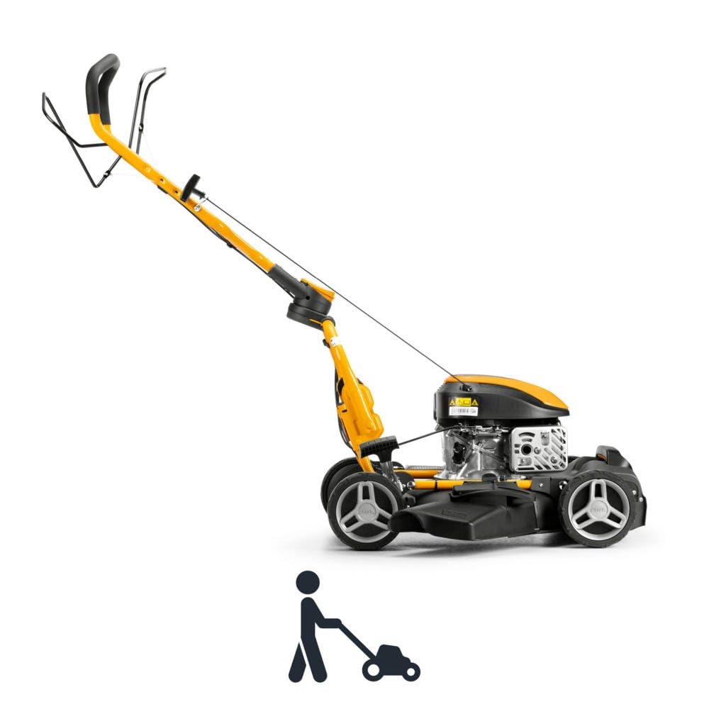 STIGA Multiclip 747 SD Cortacésped Térmico, 139 CC, 45 cm - Mulching Integrado, Manillar Fulcrum - Céspedes