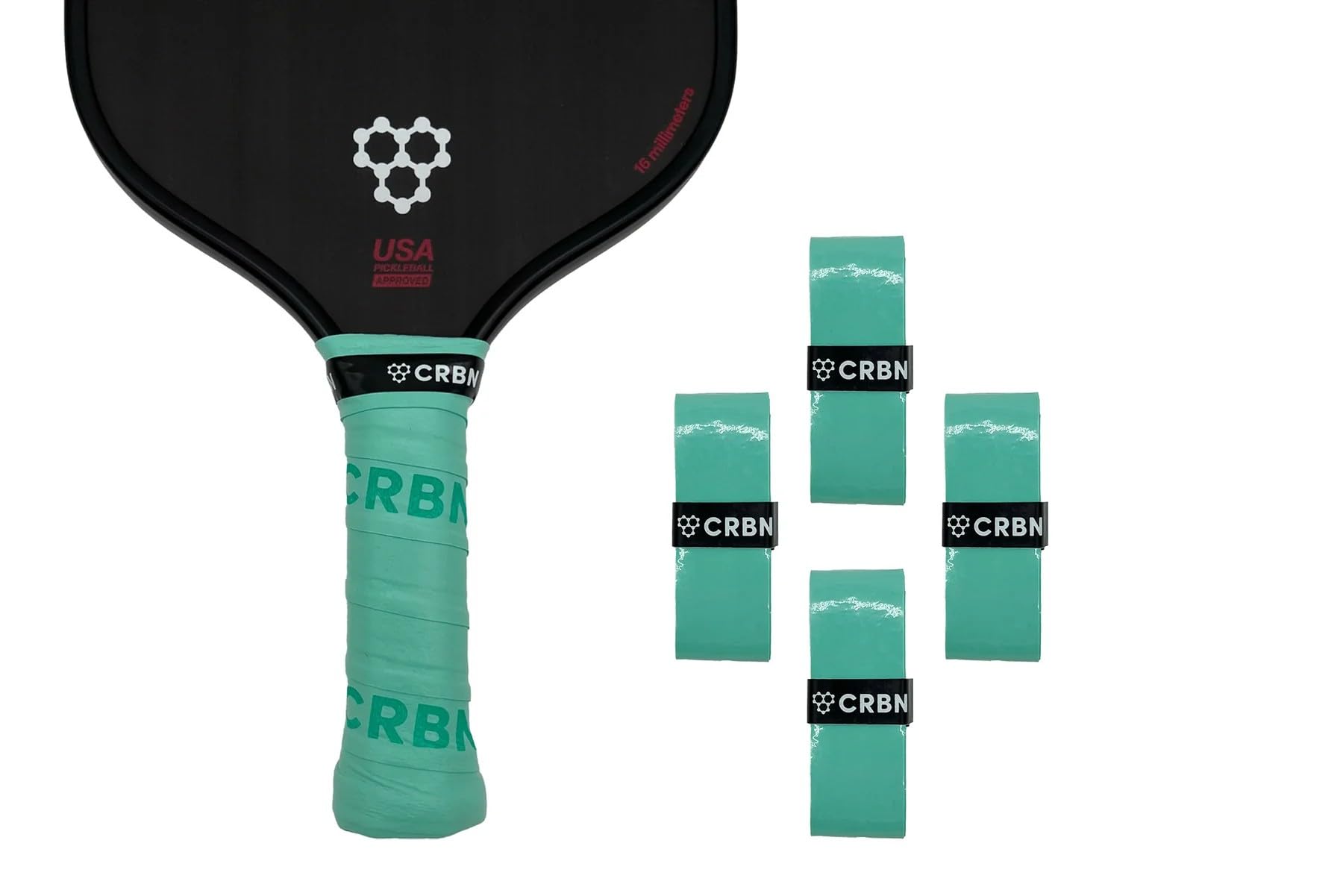 CRBN Drytec Overgrip Teal 4pk