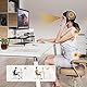 RICOO Monitor Schreibtischaufsatz Schreibtisch Aufsatzregal Ständer für Computermonitore FS0111 Monitorständer 60 x 26 x 12 cm Bildschirmerhöhung Bildschirmständer Lapdesk Laptop Tisch Laptoptisch