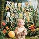 Dschungel Tier 1. Geburtstag Dekor 12 Monate Foto Banner Wild ein Dekorationen Safari Tiere Thema Meilenstein Party Supplies