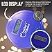 Teacher's Choice Digital Coin Counter Automatic Coin Sorter - 2023 Version - Automatically Sorts U.S. Coins into Individual Tubes and Keeps Digital Count, with 20 Coin Wrappers Included (Blue)