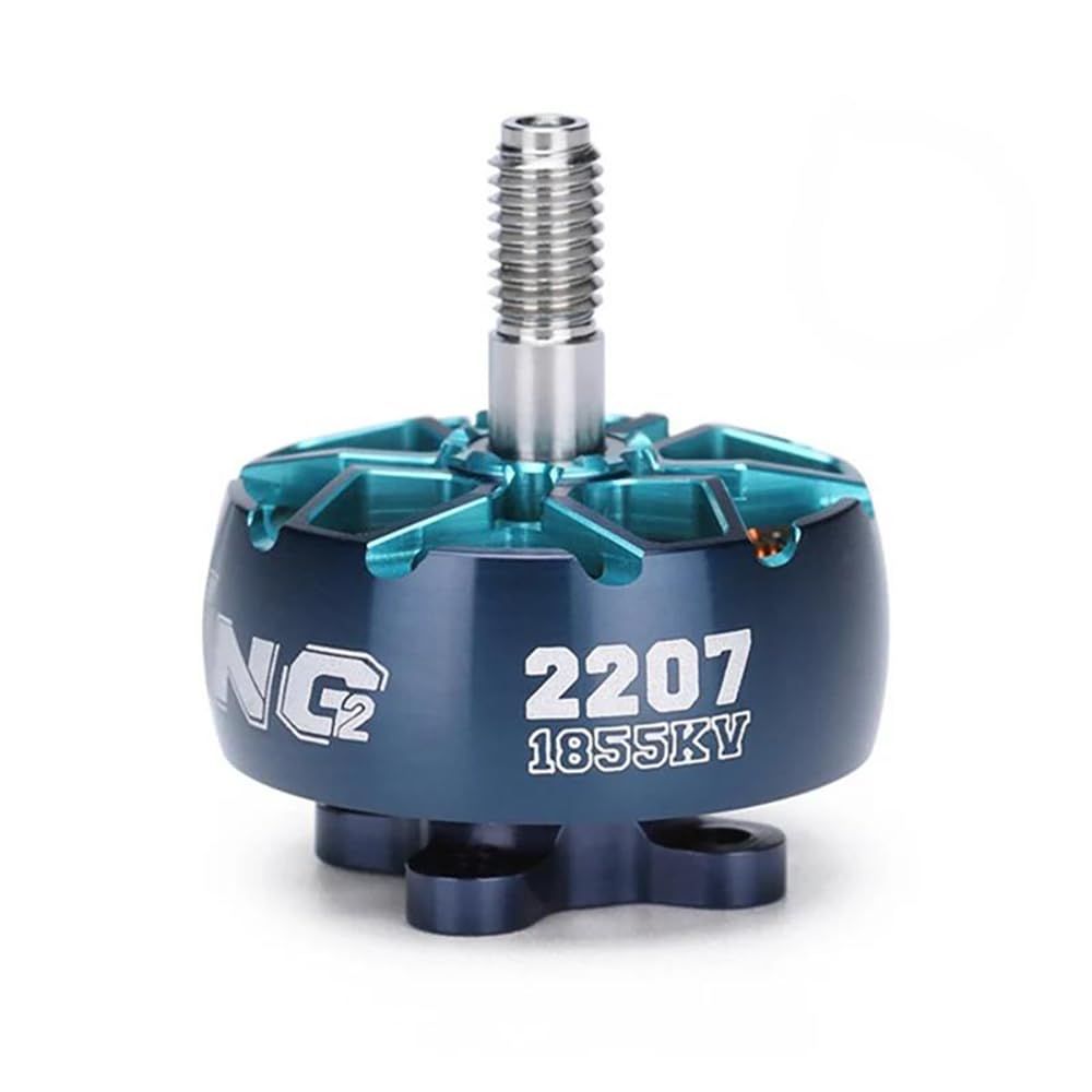 XING2 2207 1855KV 3-6S / 2755KV 3-5S Brushless FPV Motor for IFlight with 5mm Titanium Alloy Shaft for 5.1inch Propeller RC FPV Drones (1pc 2207 1855kv)