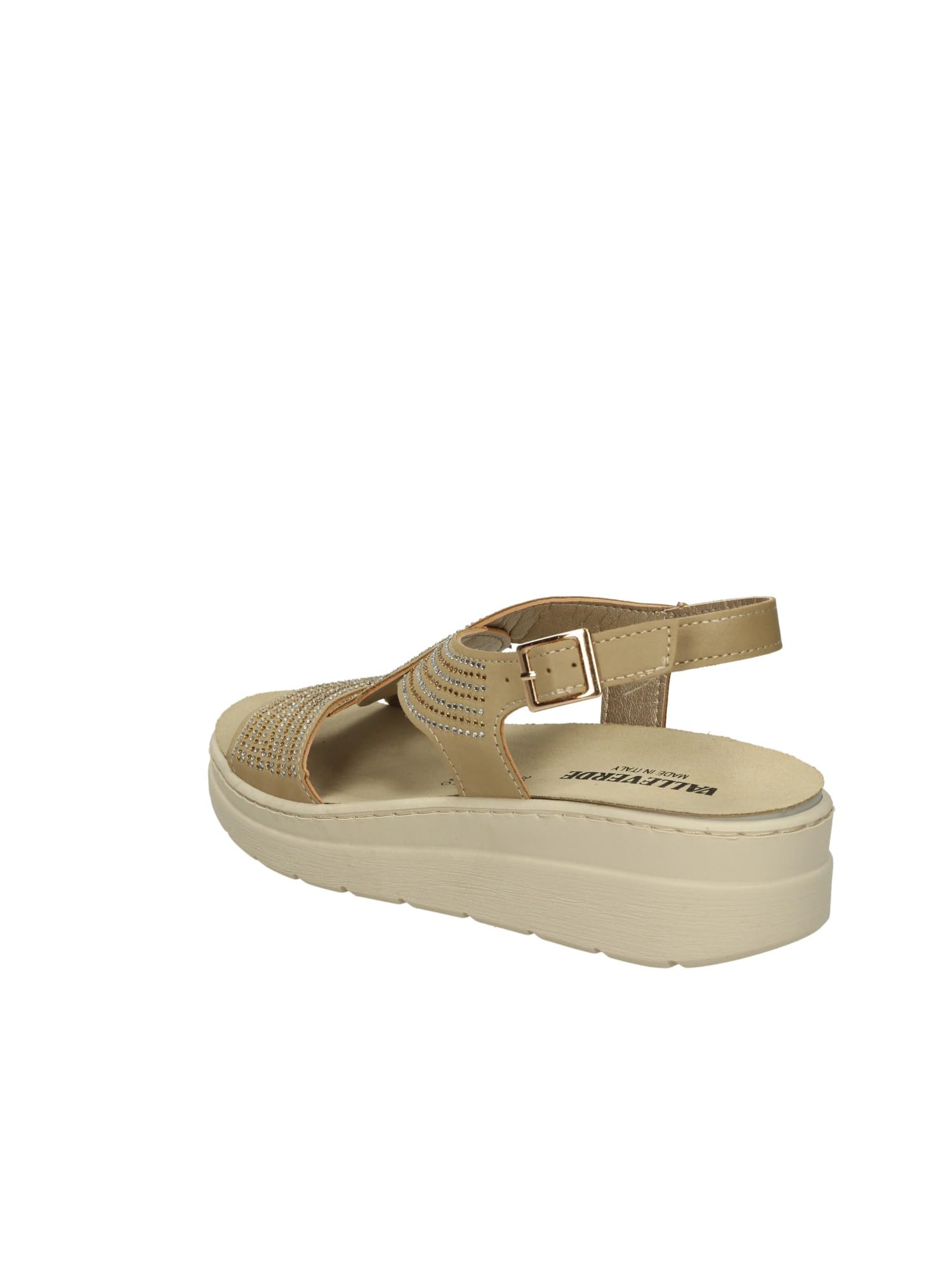 Valleverde Sandali Donna 55602 Pelle Ghiaccio o Beige