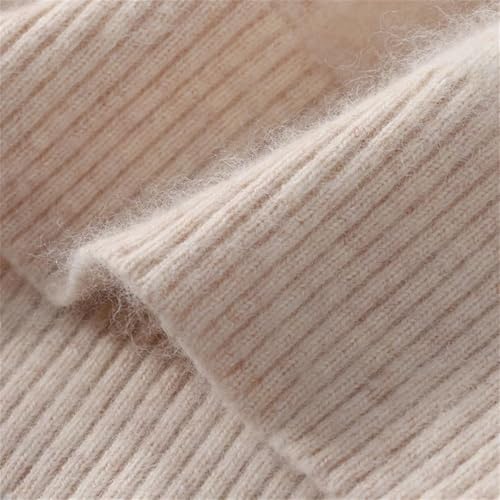 Mens Lapel Cashmere Sweater Solid Casual Business Buttons Pullover Warm Knit Jumper4