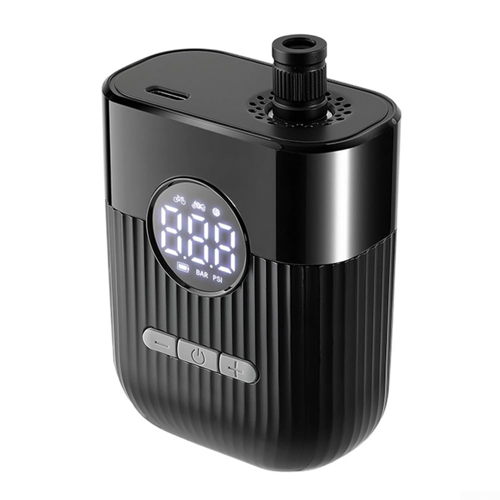 Besttoolifes Pompa elettrica per bici, gonfiaggio pneumatici portatile