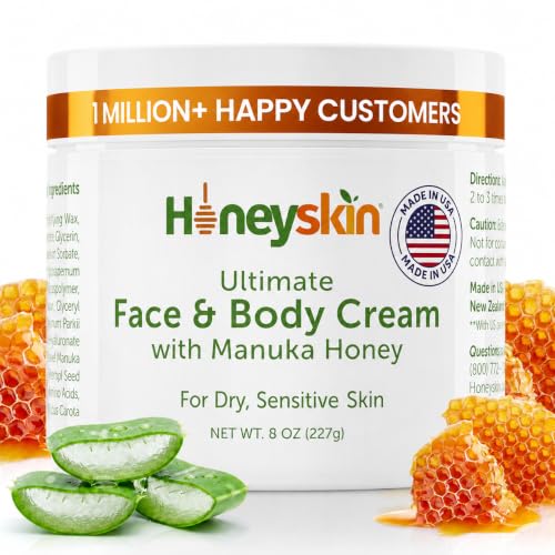 Honeyskin Ultimate Face & Body Cream with Manuka Honey MGO 514+ -...