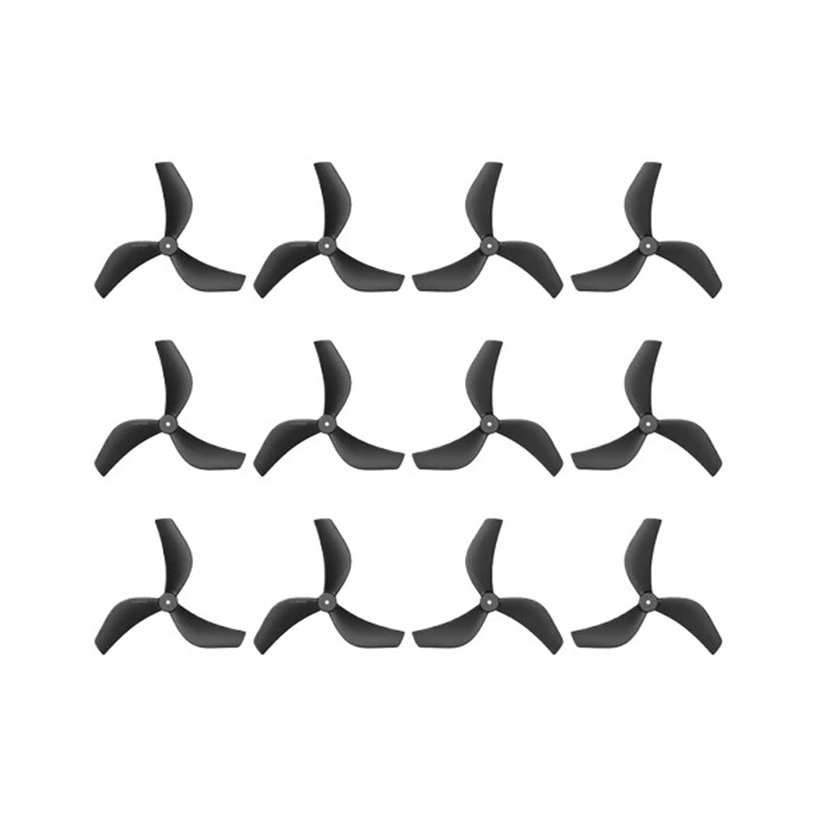 2218 3 Eliche A Pale Supporto Albero Da 1,5 Mm Motore Brushless LAVA 1104 Compatibile Con Drone Con Telaio Bwhoop Brushless Pavo20 Pro(Black 12pcs)